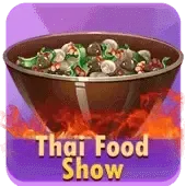 Espectáculo de comida tailandesa